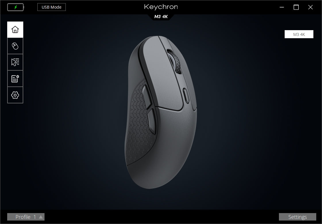 Keychron Engine software-M3 4K mouse