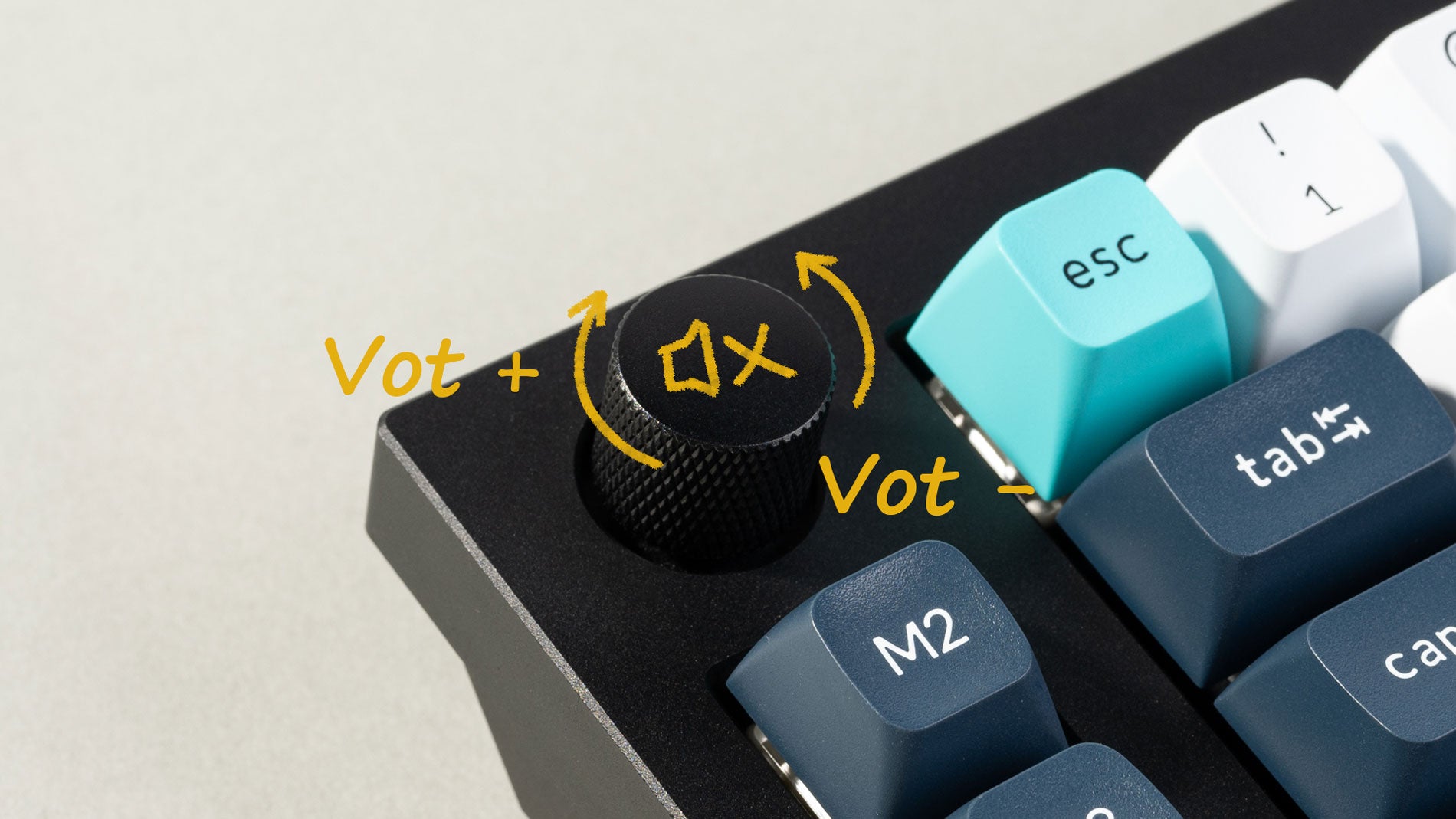 Rotary encoder function of Keychron Q65 Max Custom Mechanical Keyboard