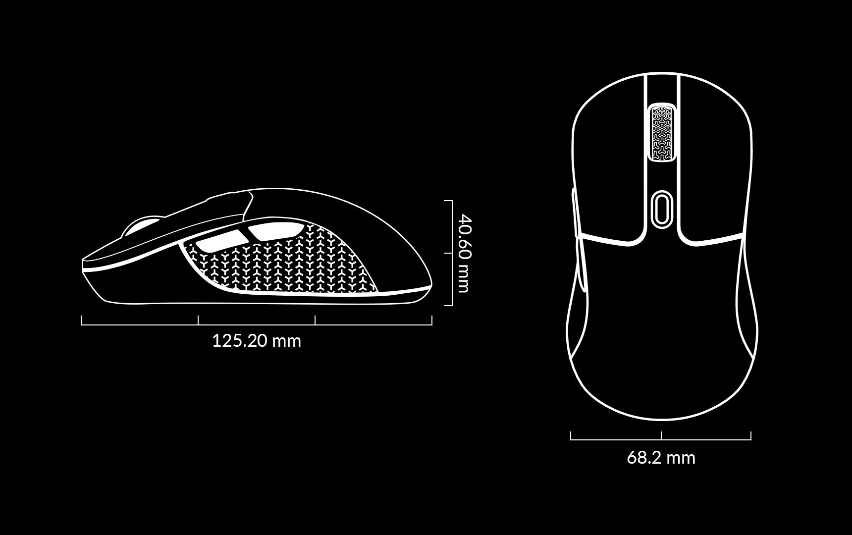 size of the Keychron M3 mouse